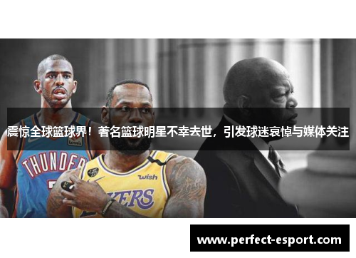 震惊全球篮球界！著名篮球明星不幸去世，引发球迷哀悼与媒体关注